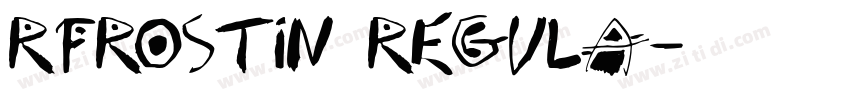 RFRostin Regula字体转换